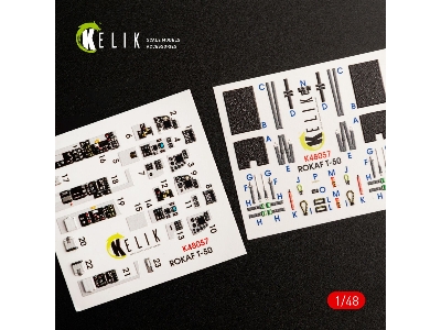 T-50 Rokaf Interior 3d Decals For Academy Kit - image 1