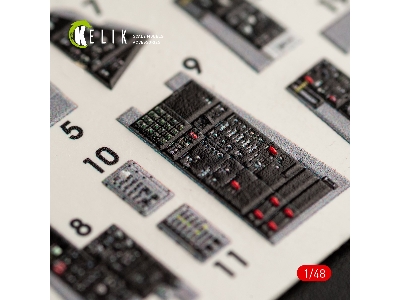 F-14d Tomcat Interior 3d Decals For Tamiya Kit - image 6