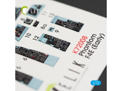 F-4e Phantom Ii Interior 3d Decals For Finemolds Kit - image 4