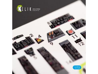 F-4d Phantom Ii Interior 3d Decals For Finemolds Kit - image 4