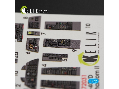 F-4 (C, D) Phantom Ii Interior 3d Decals For Hasegawa Kit - image 4