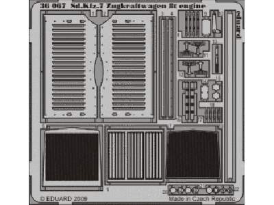 Sd. Kfz.7 Zugkraftwagen 8t engine 1/35 - Trumpeter - image 1