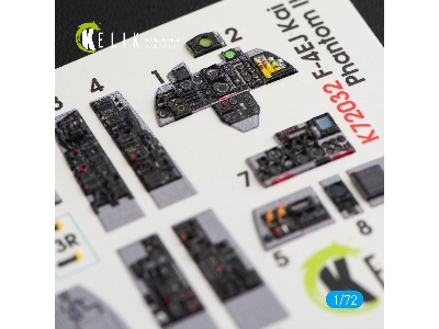 F-4ej Kai Phantom Ii Interior 3d Decals For Hasegawa Kit - image 5