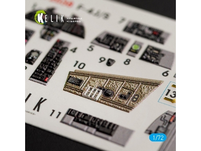 F-4j/S Phantom Ii Interior 3d Decals For Hasegawa Kit - image 2