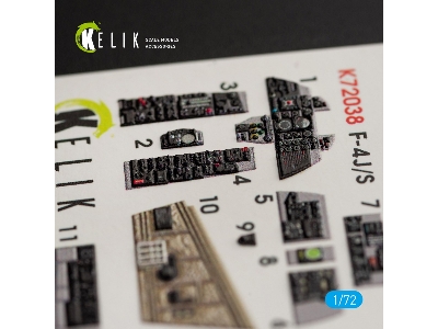 F-4j/S Phantom Ii Interior 3d Decals For Hasegawa Kit - image 3