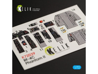 Rf-4c Phantom Ii Interior 3d Decals For Hasegawa Kit - image 1