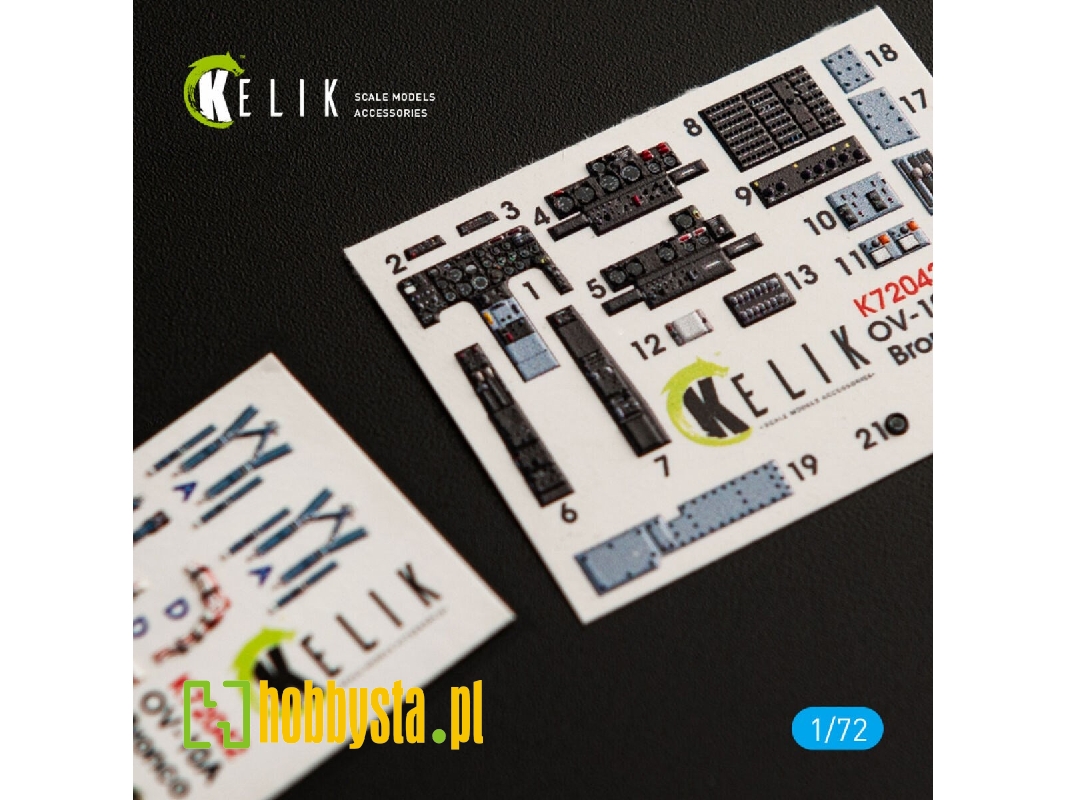 Ov-10a Bronco Interior 3d Decals For Icm Kit - image 1