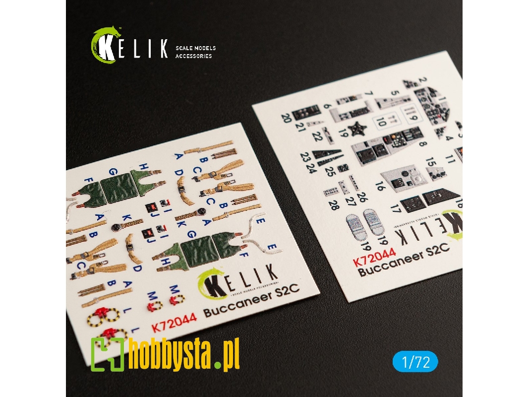 Blackburn Buccaneer S.2c Interior 3d Decals For Airfix Kit - image 1