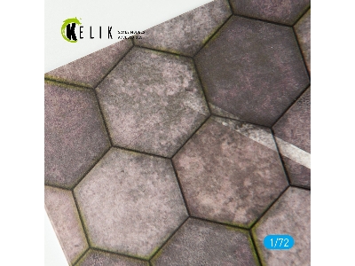Hexagonal Concrete Plates For Aircraft And Helicopters Base - Acrylic 3mm (280mm X 180mm) (170g) - image 3