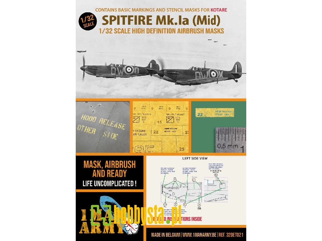Spitfire Mk Ia (Mid) (Kotare) - image 1