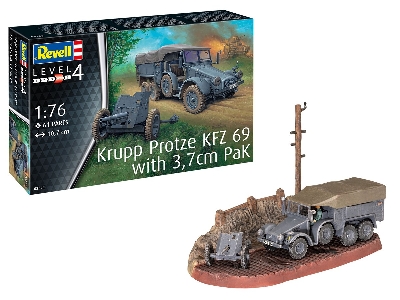 Krupp Protze KFZ 69 with 3,7cm Pak - image 1