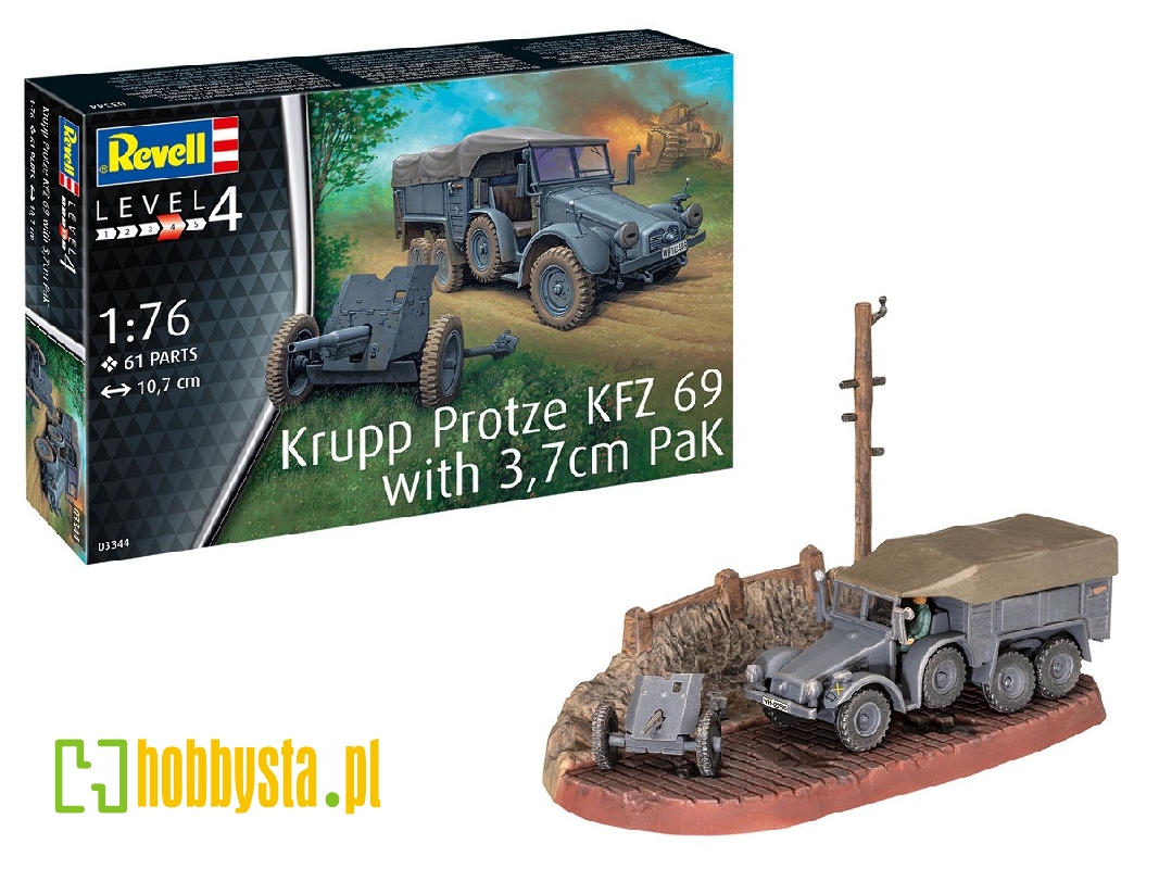 Krupp Protze KFZ 69 with 3,7cm Pak - image 1