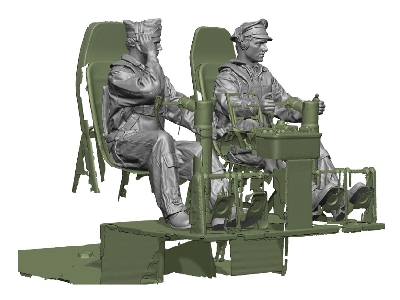 Ww2 Us Bomber Pilot & Co-pilot Set - image 2