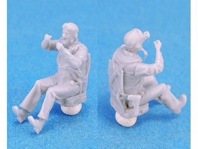 Ww2 Us Navy Pilot & Rear Gunner Set 2 (Engaged / 4 Heads) - image 7