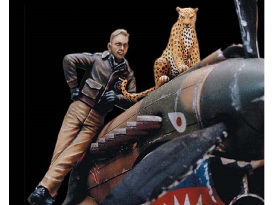 Flying Tigers'pilot With A Leopard (Ww&#8545;) - image 1