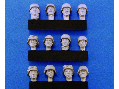 German Heads Set #2 (Wwii) 12ea - image 1