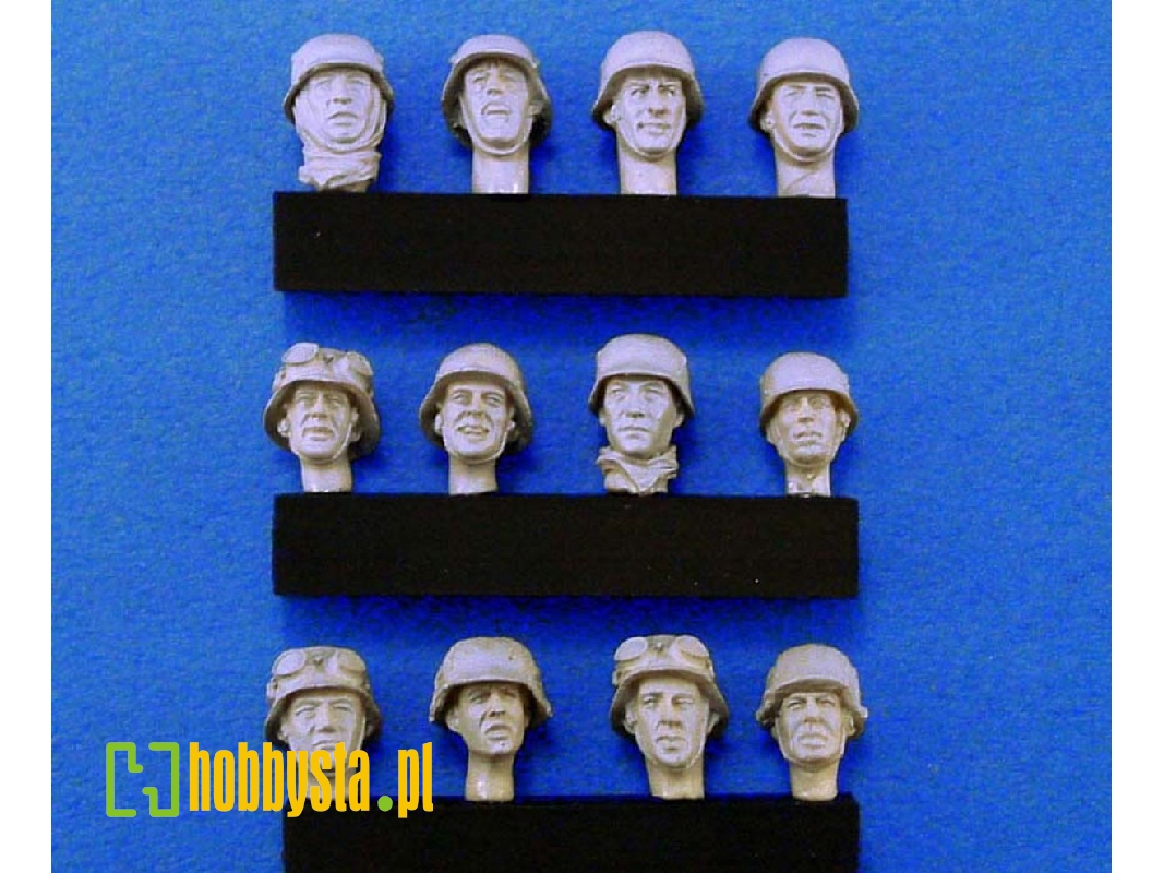 German Heads Set #2 (Wwii) 12ea - image 1