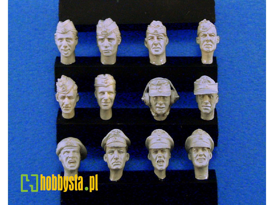 German Heads Set #3 (Wwii) 12ea - image 1
