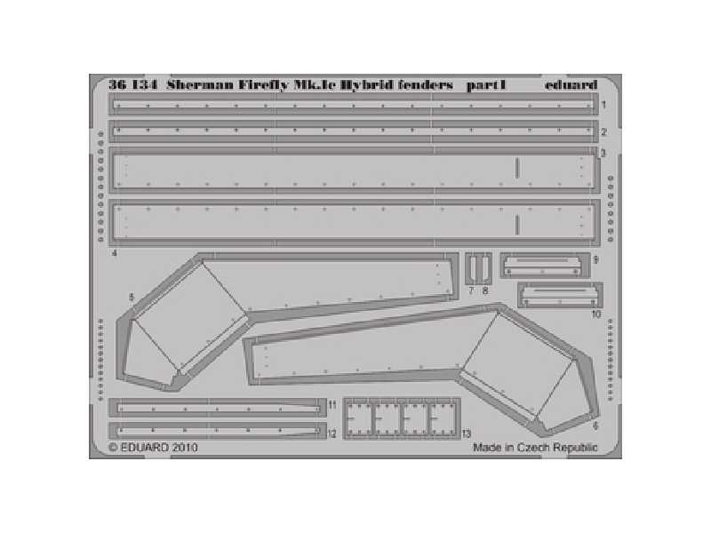 Sherman Firefly Mk. Ic Hybrid fenders 1/35 - Dragon - image 1