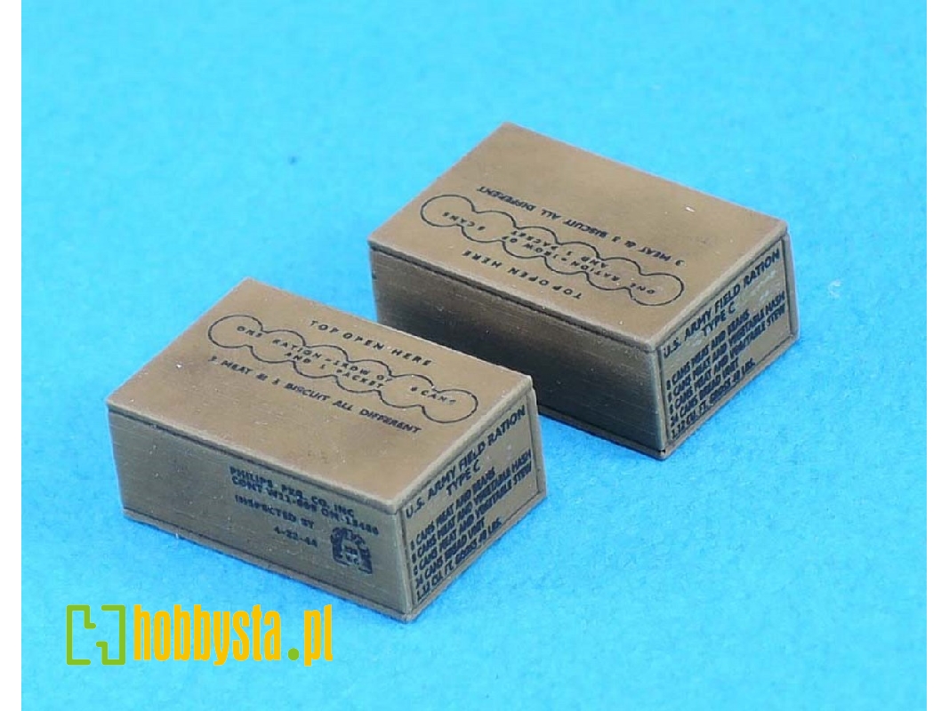 Wwii C Ration Box Set (Early/8ea) - image 1