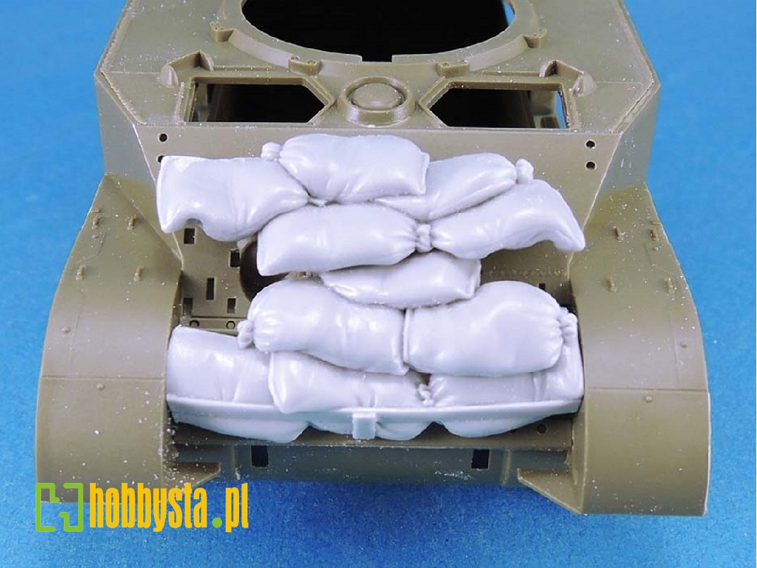 Us Light Tank M5/M8 Tank Front Hull Sandbag Armor Set - image 1