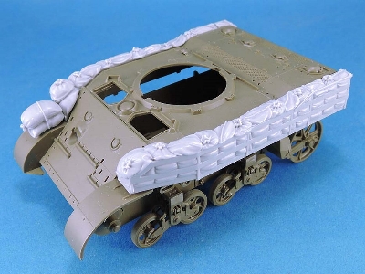 Us Light Tank M5/M8 Tank Side Hull Sandbag Armor Set - image 1