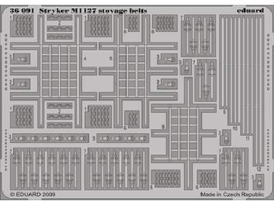 Stryker M1127 stowage belts 1/35 - Trumpeter - image 1