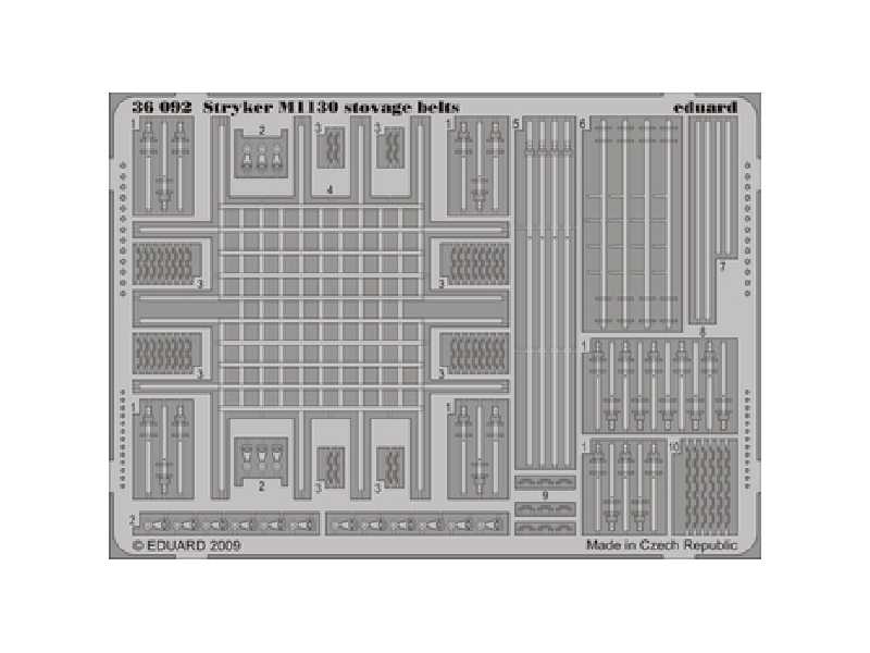 Stryker M1130 stowage belts 1/35 - Afv Club - image 1