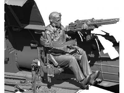 Ww2 Us Navy Rear Gunner I 2 Heads - image 1