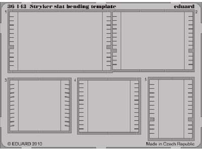 Stryker slat bending template 1/35 - image 1