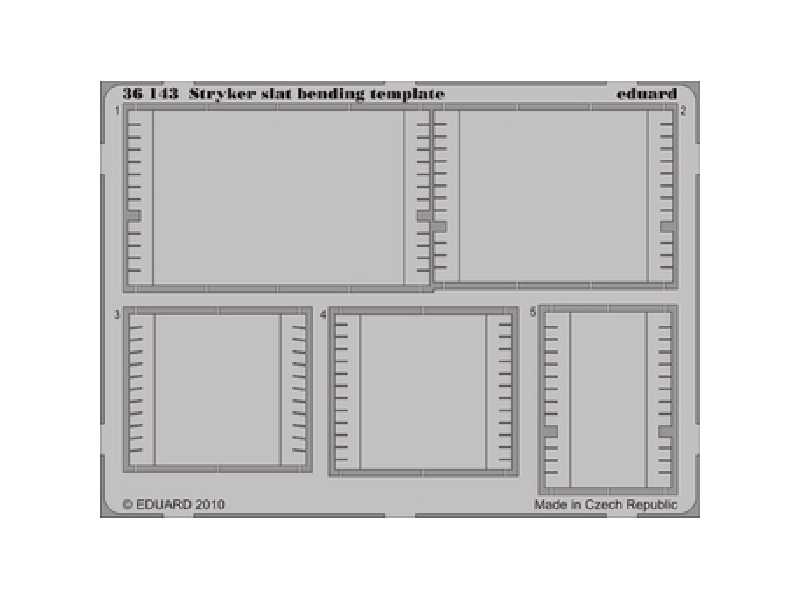 Stryker slat bending template 1/35 - image 1