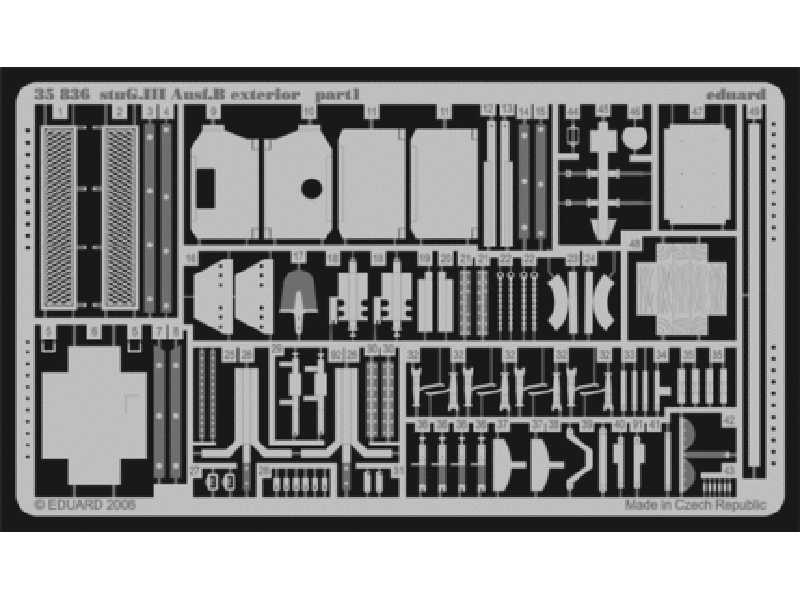 StuG. III Ausf. B exterior 1/35 - Tamiya - image 1