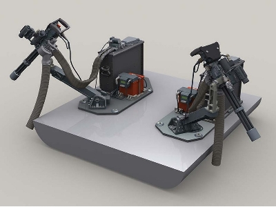 M134d Minigun On Ec725 Gun Mount (Helicopter's Left/Right Door Applications) W/3,000rd Ammo Box - image 1