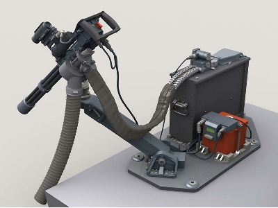 M134d Minigun On Ec725 Gun Mount (Helicopter's Left/Right Door Applications) W/3,000rd Ammo Box - image 8