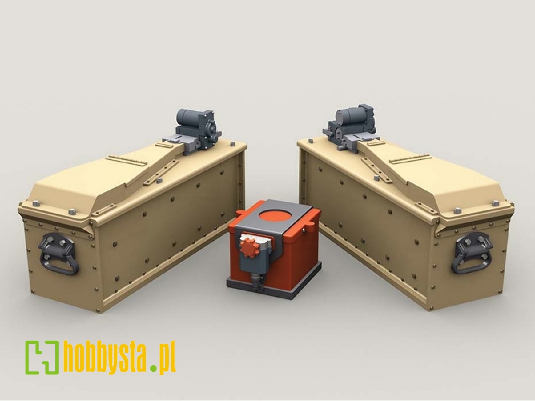 M134 Minigun 3,000 Round 3-bay Ammo Box Set - image 1