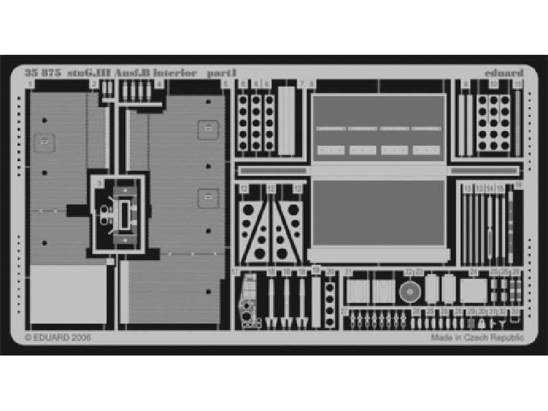 StuG. III  Ausf. B interior 1/35 - Tamiya - image 1