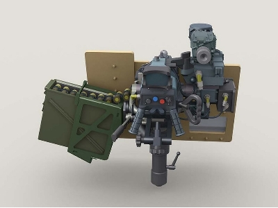 Mk47 40mm Agl W An/Pwg-1 Sight, On Sag Shield Mount (Window Version) - image 4