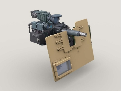 Mk47 40mm Agl W An/Pwg-1 Sight, On Sag Shield Mount (Window Version) - image 5