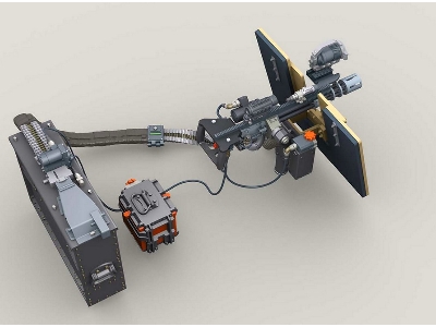 M134d Minigun On Sag Shield Mount W/ 4,000rd Ammo Box - image 3