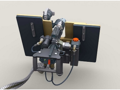 M134d Minigun On Sag Shield Mount W/ 4,000rd Ammo Box - image 5