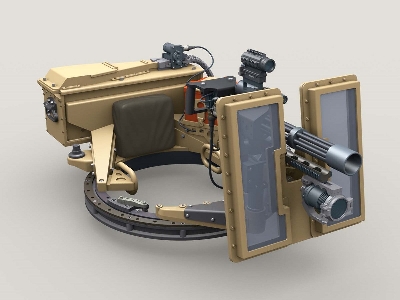 M134d Minigun, Mmc System, Transparent Shield Turret W/3,000rd 3-bay Ammunition Can - image 3