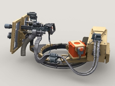 M134d Minigun, Mmc System, Transparent Shield Turret W/3,000rd 3-bay Ammunition Can - image 5