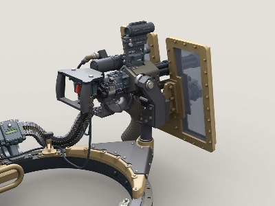 M134d Minigun, Mmc System, Transparent Shield Turret W/3,000rd 3-bay Ammunition Can - image 9