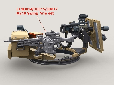 M134d Minigun, Mmc System, Transparent Shield Turret W/3,000rd 3-bay Ammunition Can - image 10