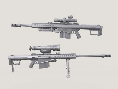 Barrett M107a1 Sniper Rifle Set (Incl' 2 Bodies) - image 3