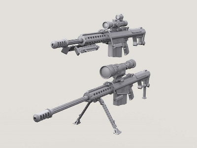 Barrett M107a1 Sniper Rifle Set (Incl' 2 Bodies) - image 6
