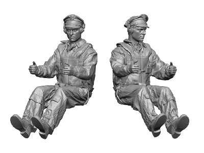 Ww2 Us Bomber Pilot & Co-pilot Set - image 3