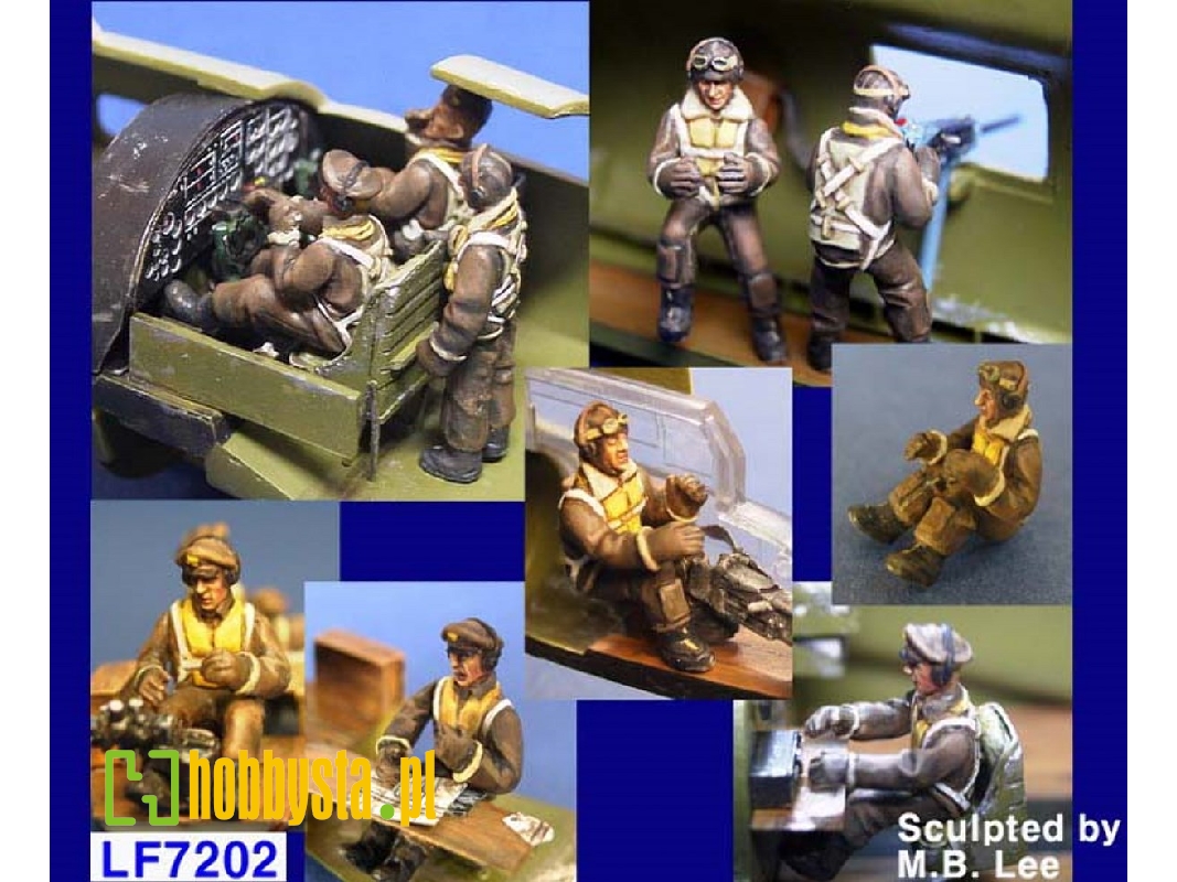 B-17 Flying Fortress Crew Set 10 Figures - image 1 B-17 Flying Fortress Crew Set 10 Figures - image 1