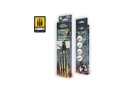 Ammo Wargaming Universe - Dry Brush, Land Brush Set - image 1