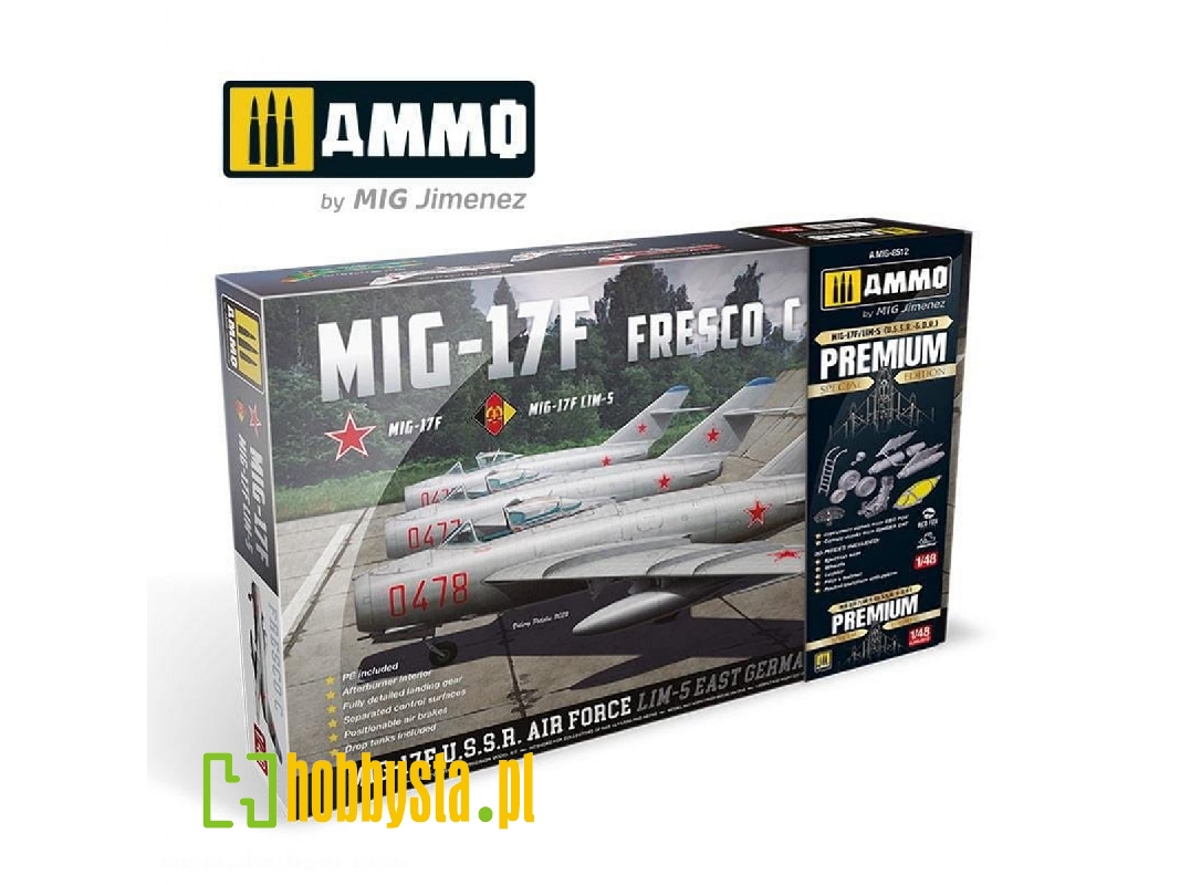 Mig-17f Fresco C Premium Edition (Mig-17f U.S.S.R. Air Force, Lim-5 East Germany Air Force) - image 1